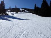 Oefenpiste in het dal