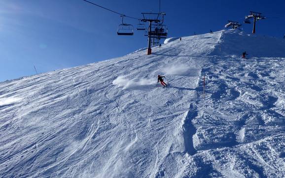 Skigebieden voor gevorderden en off-piste skiërs Traunstein – Gevorderden, off-piste skiërs Steinplatte Winklmoosalm – Waidring/Reit im Winkl