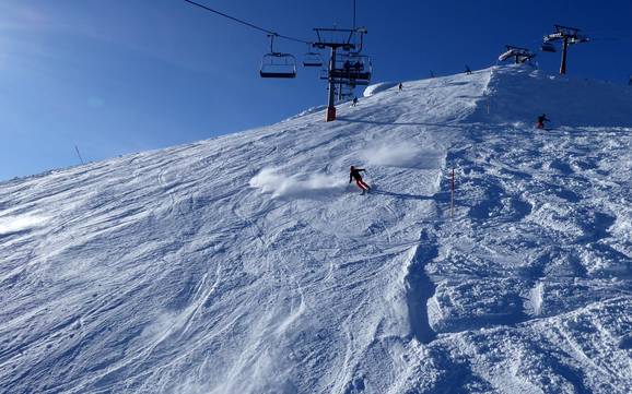 Skigebieden voor gevorderden en off-piste skiërs Chiemgau – Gevorderden, off-piste skiërs Steinplatte-Winklmoosalm – Waidring/Reit im Winkl