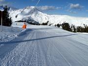 Vers geprepareerde piste