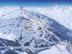 Pistekaart Bergeralm – Steinach am Brenner