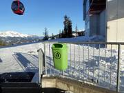 Afvalbak bij de Kemahdhöhe