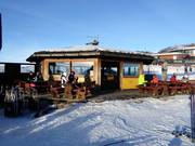 Après-ski-bar bij restaurant Puflatsch