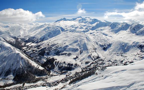 Grootste skigebied in de Dauphiné Alpen – skigebied Les Sybelles – Le Corbier/La Toussuire/Les Bottières/St Colomban des Villards/St Sorlin/St Jean d’Arves