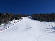 Zwarte pistes bij de stoeltjeslift Teola-Pianoni Bassi