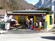 In het Seilbahnstüberl kun je in het dal pauzeren