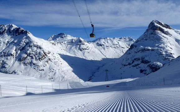 Hoogste dalstation in de Berninagroep – skigebied Diavolezza/Lagalb