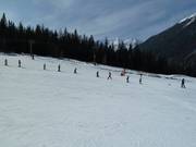 Skilessen bij de dal-liften Köfele