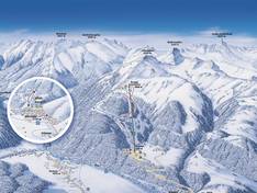 Pistekaart Jöchelspitze – Bach