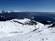Uitzicht vanaf de Speiereck naar de Grosseck