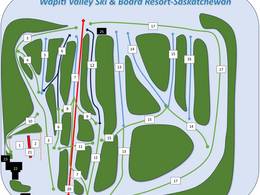 Skigebied Wapiti Valley