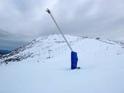 Lanzenbesneeuwing in het skigebied Mt. Buller