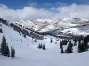 Uitzicht over het skigebied Solitude