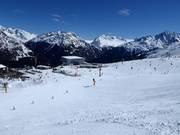 Het Giggijoch: centraal punt in het skigebied Sölden