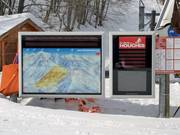 Piste-informatie in het skigebied