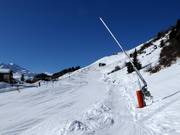 Sneeuwkanonnen van de Kleinvalser Arena