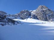 Makkelijke Burgstallafdaling onder de Kalkkögel