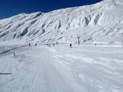 Brede oefenhelling bij de Stafellift