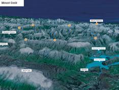 Pistekaart Harris Mountains
