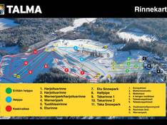 Pistekaart Talma