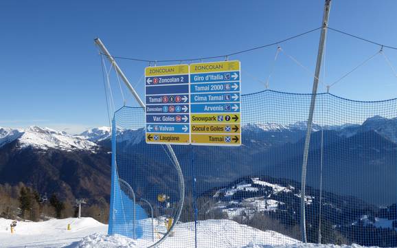 zuidelijke Karnische Alpen: oriëntatie in skigebieden – Oriëntatie Zoncolan – Ravascletto/Sutrio