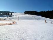 Uitzicht op de hoofdafdaling