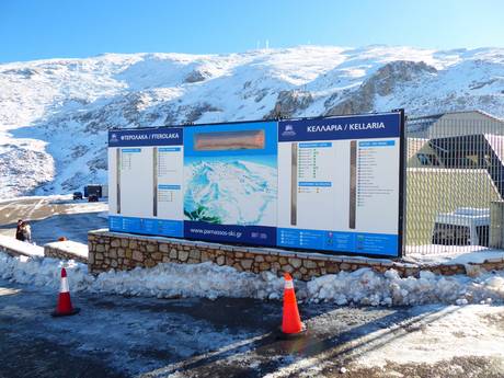 Zuidoost-Europa (Balkan): oriëntatie in skigebieden – Oriëntatie Mount Parnassos – Fterolakka/Kellaria