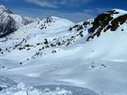 Vanaf de Rocher de l'Aigle in noordoostelijke richting