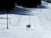 Langlaufloipes bij het bergstation Danusa