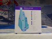 Pistekaart bij het bergstation van de stoeltjeslift