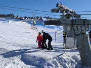 Toegewijd personeel bij de lift