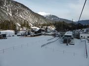 Pensions bij het dalstation