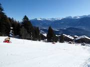 Oefenpiste in het dorp