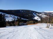 Uitzicht op de Hnědý vrch