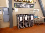 Afvalscheiding in het skigebied Ylläs