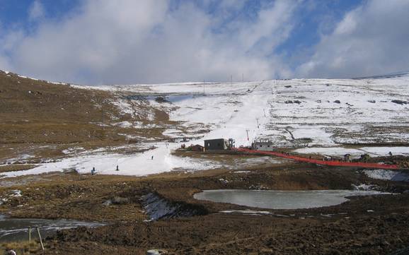 Grootste hoogteverschil in Lesotho – skigebied Afriski Mountain Resort