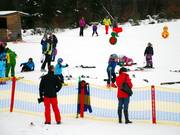 Oefengebied naast de rodelbaan