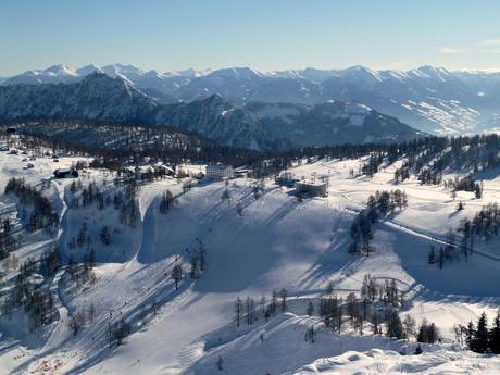 Tote Gebirge: Grootte van de skigebieden – Grootte Tauplitz – Bad Mitterndorf