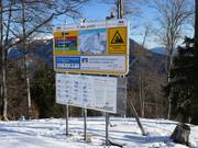 Informatiebord bij het bergstation van de Götschenkopfbahn