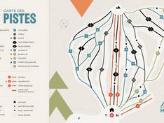 Pistekaart Mont Vidéo