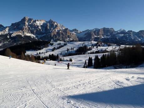 Gadertal: Grootte van de skigebieden – Grootte Alta Badia