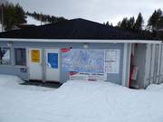 Pistekaart bij het dalstation