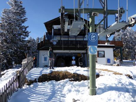 Meraner Land: vriendelijkheid van de skigebieden – Vriendelijkheid Vigiljoch (Monte San Vigilio) – Lana