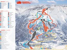 Pistekaart Bormio – Cima Bianca