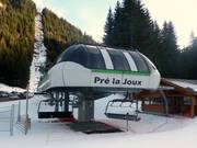 Pré La Joux - 6-persoons hogesnelheidsstoeltjeslift (koppelbaar)