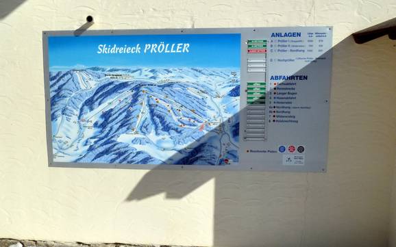 Straubing-Bogen: oriëntatie in skigebieden – Oriëntatie Pröller Skidreieck (St. Englmar)