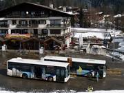 Skibussen in Les Houches