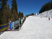 Beginnersgebied bij het middenstation