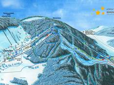 Pistekaart Buková hora – Čenkovice/Červená Voda