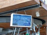 Informatie bij het dalstation van de gondelbaan